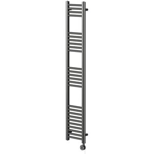 Wholesale Domestic - Pizarro Colore Gunmetal Grey 1600mm x 300mm Straight Digital Thermostatic Electric Heated Towel Rail Wholesale Domestic - Pizarro Colore Gunmetal Grey 1600mm x 300mm Straight Digital Thermostatic Electric Heated Towel Rail