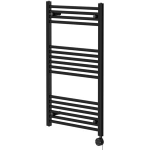 Wholesale Domestic - Pizarro Colore Matt Black 1000mm x 600mm Straight Digital Thermostatic Electric Heated Towel Rail Wholesale Domestic - Pizarro Colore Matt Black 1000mm x 600mm Straight Digital Thermostatic Electric Heated Towel Rail