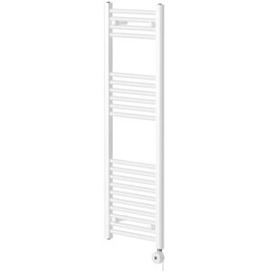 Wholesale Domestic - Pizarro White 1200mm x 400mm Straight Digital Thermostatic Electric Heated Towel Rail Wholesale Domestic - Pizarro White 1200mm x 400mm Straight Digital Thermostatic Electric Heated Towel Rail
