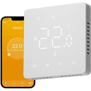 COOCHEER Wi-Fi boiler thermostat, programmable weekly, Tuya compatible, wall-mounted control, smart voice control COOCHEER Wi-Fi boiler thermostat, programmable weekly, Tuya compatible, wall-mounted control, smart voice control