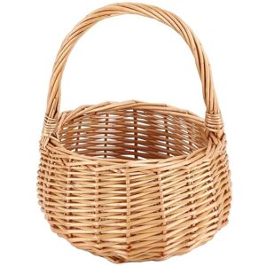 Tlily - Wicker Picnic Basket with Handle,Willow Flower Girl for Weddings,Garden and Home Decor -Wicker Storage Tlily - Wicker Picnic Basket with Handle,Willow Flower Girl for Weddings,Garden and Home Decor -Wicker Storage