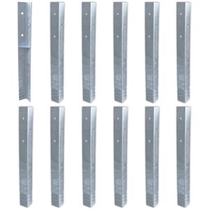 Wickey - Ground anchor post anchor set SolidLock for climbing frame & swing set, angle anchor for play tower & garden fence - 12 - piece Wickey - Ground anchor post anchor set SolidLock for climbing frame & swing set, angle anchor for play tower & garden fence - 12 - piece
