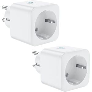 MEMKEY WiFi Connection Socket, 16A 3300W Smart Socket Compatible with Alexa Google Home with Voice Control and Remote Control Timer Socket with Timer MEMKEY WiFi Connection Socket, 16A 3300W Smart Socket Compatible with Alexa Google Home with Voice Control and Remote Control Timer Socket with Timer