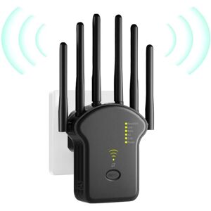 WOIYIC WiFi Repeater, WiFi Amplifier, Powerful WiFi Repeater 1200Mbps Dual Band 5GHz & 2.4GHz, WiFi Booster, WiFi Extender with 6 Antennas, LAN/WAN Ports, WOIYIC WiFi Repeater, WiFi Amplifier, Powerful WiFi Repeater 1200Mbps Dual Band 5GHz & 2.4GHz, WiFi Booster, WiFi Extender with 6 Antennas, LAN/WAN Ports,