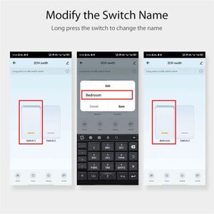 TLILY WiFi Smart 1/2 Way Light LED Dimmer Switch Module Life/Tuya APP Remote Control Switchgear for Home TLILY WiFi Smart 1/2 Way Light LED Dimmer Switch Module Life/Tuya APP Remote Control Switchgear for Home