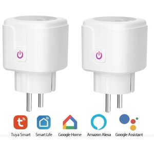 TINOR WiFi Connected Socket, 2 Pack Smart Socket Compatible with Alexa, Google Home and Smart Life, WiFi Programmable Sockets with Remote Control, Voice TINOR WiFi Connected Socket, 2 Pack Smart Socket Compatible with Alexa, Google Home and Smart Life, WiFi Programmable Sockets with Remote Control, Voice