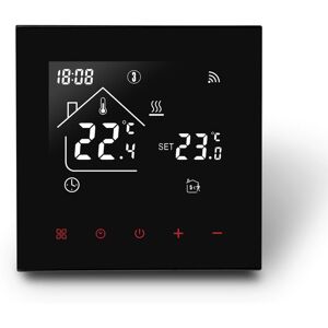 BEIJIYI WiFi Smart Thermostat for Gas Boiler, Room Thermostats, Smart Programmable Thermostat, Compatible with Tuya Alexa Google Assistant 3A, Black BEIJIYI WiFi Smart Thermostat for Gas Boiler, Room Thermostats, Smart Programmable Thermostat, Compatible with Tuya Alexa Google Assistant 3A, Black