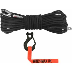 WINCHMAX Armourline Synthetic Rope 25m x 10mm, Screw Fix. 3/8 Inch Tactical Hook. WINCHMAX Armourline Synthetic Rope 25m x 10mm, Screw Fix. 3/8 Inch Tactical Hook.