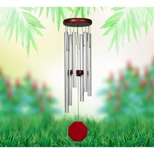 Memkey - Wind Chime with Soothing and Relaxing Sound, 6 Aluminum Tubes, Outdoor Wind Chimes, Wind Chimes for Home, Garden, Yard, Balcony, Indoor Memkey - Wind Chime with Soothing and Relaxing Sound, 6 Aluminum Tubes, Outdoor Wind Chimes, Wind Chimes for Home, Garden, Yard, Balcony, Indoor