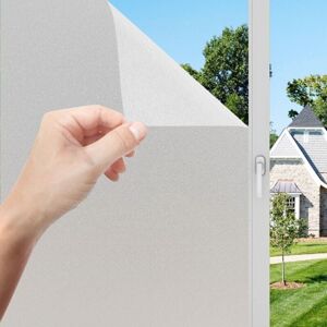 Window film, 45 x 200 cm, electrostatic glass film, good privacy, opaque film for offices, apartments, windows, frosted uv protection Ymyny Window film, 45 x 200 cm, electrostatic glass film, good privacy, opaque film for offices, apartments, windows, frosted uv protection Ymyny