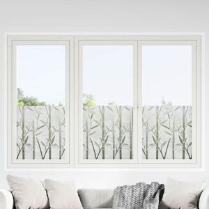 Window Films Window Sticker Glass Film 4 pcs Frosted Bamboo Pattern PVC vidaXL Window Films Window Sticker Glass Film 4 pcs Frosted Bamboo Pattern PVC vidaXL