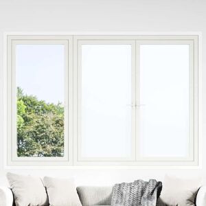 Window Films Glass Films 5 pcs Static Frosted White PVC vidaXL Window Films Glass Films 5 pcs Static Frosted White PVC vidaXL