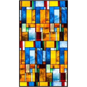 FLITI Window Film Self-Adhesive Stained Glass Stickers Window Light Transmission Anti-Peeping Window Paper Film Opaque Shading (40x100cm) FLITI Window Film Self-Adhesive Stained Glass Stickers Window Light Transmission Anti-Peeping Window Paper Film Opaque Shading (40x100cm)