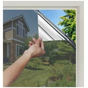 Dewdat - Window Mirror Film Self Adhesive One Way Window Mirror Effect Heat Resistant Mirror Paper One Way Blackout Mirror Foil Anti uv Sun Dewdat - Window Mirror Film Self Adhesive One Way Window Mirror Effect Heat Resistant Mirror Paper One Way Blackout Mirror Foil Anti uv Sun