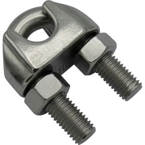 Securefix Direct - Wire Rope Bulldog Grips Stainless DIN741 22MM (Marine Grade Boat Cable Clip Clamp) Securefix Direct - Wire Rope Bulldog Grips Stainless DIN741 22MM (Marine Grade Boat Cable Clip Clamp)