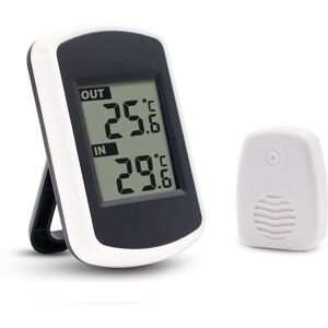 CYSLMUK Wireless lcd Digital Thermometer for Indoor or Outdoor Use, Mini Room Temperature Sensor, White CYSLMUK Wireless lcd Digital Thermometer for Indoor or Outdoor Use, Mini Room Temperature Sensor, White