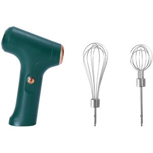 Tlily - Wireless Mini Mixer Electric Food Blender Handheld Egg Beater Automatic Cream Cake Baking Dough Green Tlily - Wireless Mini Mixer Electric Food Blender Handheld Egg Beater Automatic Cream Cake Baking Dough Green