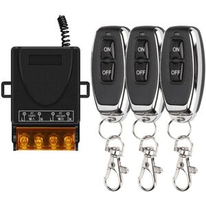 TLILY Wireless Remote Control Switch 433MHz DC8-80V 30A RF Relay Receiver for Motorcycles Appliances Pumps Lrrigation TLILY Wireless Remote Control Switch 433MHz DC8-80V 30A RF Relay Receiver for Motorcycles Appliances Pumps Lrrigation