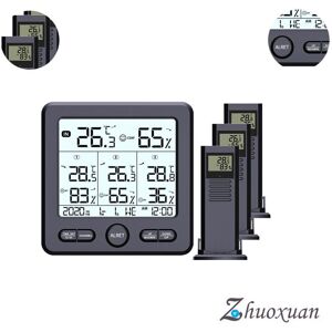 Gotrays - Wireless Weather Station with Time, Calendar, Day of the Week, Indoor/Outdoor Humidity, Temperature, Temperature and Humidity Trends, Gotrays - Wireless Weather Station with Time, Calendar, Day of the Week, Indoor/Outdoor Humidity, Temperature, Temperature and Humidity Trends,