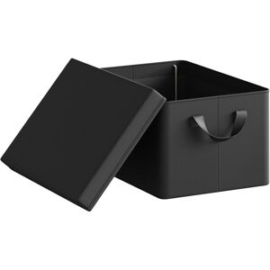 WOLTU 1x 27L Storage Boxes, Stackable Design Storage Chests Black WOLTU 1x 27L Storage Boxes, Stackable Design Storage Chests Black