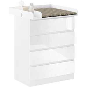 WOLTU Changing Table with 4 Drawers - Baby Nursery Furniture WOLTU Changing Table with 4 Drawers - Baby Nursery Furniture