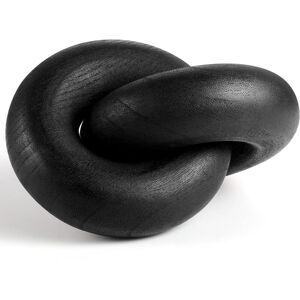 TLILY Wood Chain Decor,2-Link Decorative Hand Carved Boho Knot Decor for Bookshelf Desk Living Room Table(Black) TLILY Wood Chain Decor,2-Link Decorative Hand Carved Boho Knot Decor for Bookshelf Desk Living Room Table(Black)