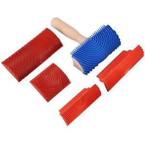 Tlily - Wood Roller Texture Tool Wall Paint Rubber Painting Solid Look Room Decor diy Tlily - Wood Roller Texture Tool Wall Paint Rubber Painting Solid Look Room Decor diy