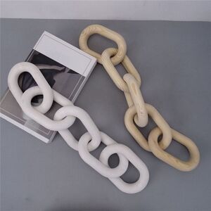 TLILY Wooden Chain Link Home Decor Hand 5-Ring Art Craft Ornament for Table Tray Farmhouse Office Rustic W TLILY Wooden Chain Link Home Decor Hand 5-Ring Art Craft Ornament for Table Tray Farmhouse Office Rustic W