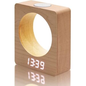 TONCHEAN Wooden Silent Digital Alarm Clock with Light, Digital Alarm Clocks 3 Battery Powered Bedside Alarm Clocks, Four Level Dimmable led Alarm Clock with TONCHEAN Wooden Silent Digital Alarm Clock with Light, Digital Alarm Clocks 3 Battery Powered Bedside Alarm Clocks, Four Level Dimmable led Alarm Clock with