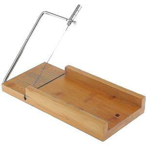 Orchidée - Wooden Stainless Steel Soap Cutter Candle Cutter Cake Bread Food Cutter Tool Orchidée - Wooden Stainless Steel Soap Cutter Candle Cutter Cake Bread Food Cutter Tool