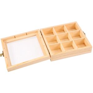 Tlily - Wooden Tea Bag Jewelry Organizer Chest Storage Box 9 Compartments Wood Sugar Packet Container Tlily - Wooden Tea Bag Jewelry Organizer Chest Storage Box 9 Compartments Wood Sugar Packet Container