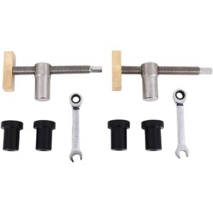 TLILY Woodworking Bench Dog Clamps with Stop Sets, Clip Clamp Fixture Vise Joinery Carpenter Tools(20Mm) b TLILY Woodworking Bench Dog Clamps with Stop Sets, Clip Clamp Fixture Vise Joinery Carpenter Tools(20Mm) b