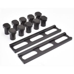 TLILY Woodworking Table Hole Dowel Self Centering Doweling Jig Drill Guide Bushings Set Wood Kit Black 20mm TLILY Woodworking Table Hole Dowel Self Centering Doweling Jig Drill Guide Bushings Set Wood Kit Black 20mm