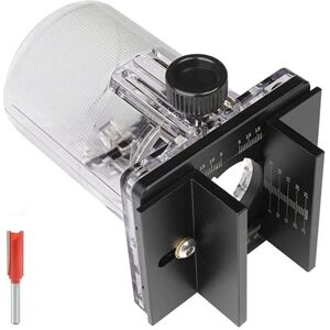 TLILY Woodworking Two-In-One Connector Grooving Machine with 11mm Cutter Head Trimmer Bracket Milling Tool TLILY Woodworking Two-In-One Connector Grooving Machine with 11mm Cutter Head Trimmer Bracket Milling Tool