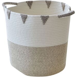Tlily - Woven Storage Basket Cotton Rope Toy Laundry Bins for Toys Towels Blankets Nursery Kids Room, b Tlily - Woven Storage Basket Cotton Rope Toy Laundry Bins for Toys Towels Blankets Nursery Kids Room, b