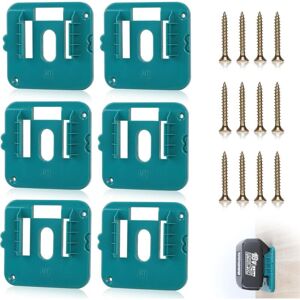 COOCHEER x Makita 18V Battery Holder with 12 Screws, Compatible with Makita BL1860 BL1850 BL1840 BL1830, Blue (No Battery) COOCHEER x Makita 18V Battery Holder with 12 Screws, Compatible with Makita BL1860 BL1850 BL1840 BL1830, Blue (No Battery)