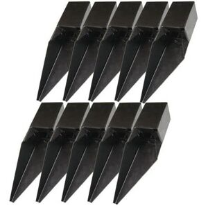 Securefix Direct - x10 4' Repair Spur Wedge Grip Fence Supports - 100MM Post Timber Holder Like Metpost Securefix Direct - x10 4' Repair Spur Wedge Grip Fence Supports - 100MM Post Timber Holder Like Metpost