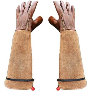 Linghhang - M)1 Pair Gardening Gloves, Rose Pruning Thorn Proof Gloves, Pigskin Sheepskin Gloves Floral Gloves Linghhang - M)1 Pair Gardening Gloves, Rose Pruning Thorn Proof Gloves, Pigskin Sheepskin Gloves Floral Gloves