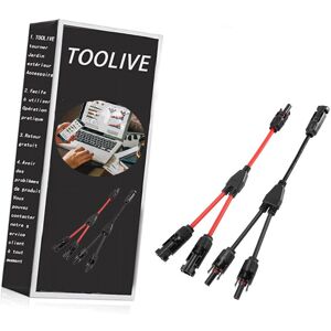 Komiro - y Branch Parallel Connector mmf and ffm Solar Branch Adapter 1 Pair y Photovoltaic Connector Solar Panel Cables Distributor Socket Komiro - y Branch Parallel Connector mmf and ffm Solar Branch Adapter 1 Pair y Photovoltaic Connector Solar Panel Cables Distributor Socket