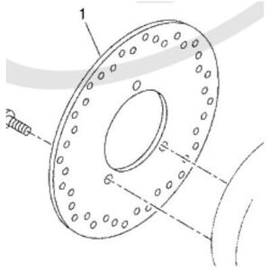 Yamaha - 1SD-F582W-00 - Rear brake disc - X-max/Evolis 400 2013 Yamaha - 1SD-F582W-00 - Rear brake disc - X-max/Evolis 400 2013