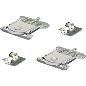 YMYNY 2Pcs Sliding Door Pulley, Furniture Wheels, Sliding Wheels, Nylon Rollers Sliding Wheels for Furniture, Replacement Sliding Door Accessories Silver YMYNY 2Pcs Sliding Door Pulley, Furniture Wheels, Sliding Wheels, Nylon Rollers Sliding Wheels for Furniture, Replacement Sliding Door Accessories Silver