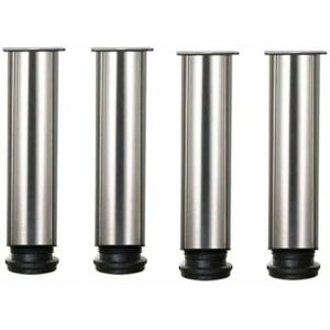 Set of 4 25cm Height Adjustable Stainless Steel Furniture Legs, Ideal for Sofa, Table, Cabinets. - Ymyny Set of 4 25cm Height Adjustable Stainless Steel Furniture Legs, Ideal for Sofa, Table, Cabinets. - Ymyny