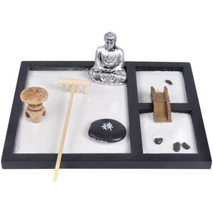 TLILY Zen Sand Table Crafts Creative Zen Garden Decoration Chinese Home living room bedroom Decoration Buddha Statue TLILY Zen Sand Table Crafts Creative Zen Garden Decoration Chinese Home living room bedroom Decoration Buddha Statue
