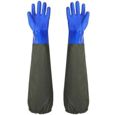 TORMATOR Aquatic seafood fishing gloves, for washing dishes and cars, waterproof, non-slip and wear-resistant gloves, pond cleaning gloves, elasticated cuffs TORMATOR Aquatic seafood fishing gloves, for washing dishes and cars, waterproof, non-slip and wear-resistant gloves, pond cleaning gloves, elasticated cuffs