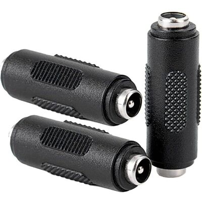 OEM 3 Pcs Dc Female To Female Power Connector 5.5x2.1mm, Female To Female Coupler Adapter For Cctv OEM 3 Pcs Dc Female To Female Power Connector 5.5x2.1mm, Female To Female Coupler Adapter For Cctv