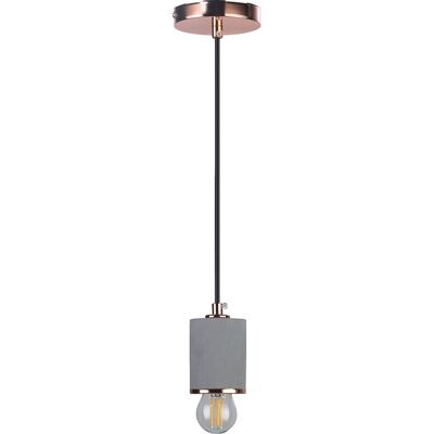 PRIVATEFLOOR Felippo Rose Gold Chrome Ceiling Light - Suspension Lamp PRIVATEFLOOR Felippo Rose Gold Chrome Ceiling Light - Suspension Lamp