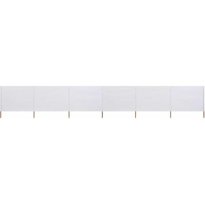 vidaXL 6-piece windbreak fabric - Wind Screen - 800x160 cm - Sand White vidaXL 6-piece windbreak fabric - Wind Screen - 800x160 cm - Sand White