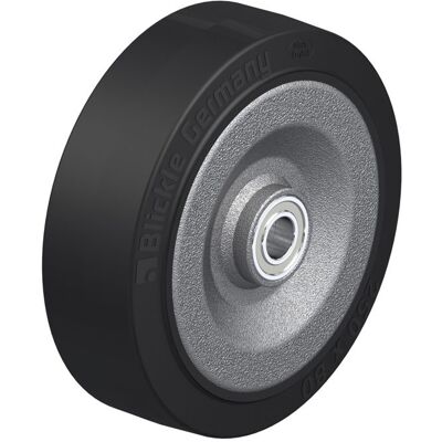 Blickle 250mm Wheel - Elastic Rubber, Steel Center - Wheel Blickle 250mm Wheel - Elastic Rubber, Steel Center - Wheel