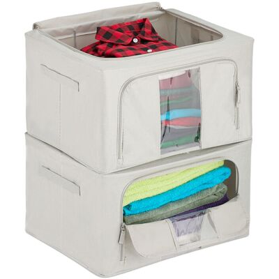 Relaxdays Storage Box Set - Clothing, Bedding, Towels Relaxdays Storage Box Set - Clothing, Bedding, Towels