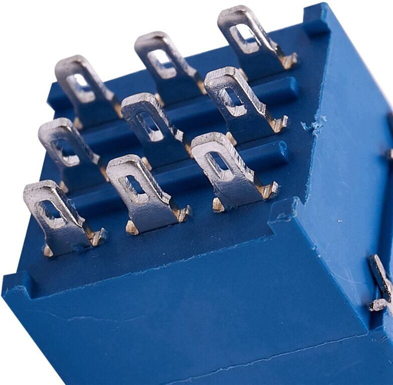 TLILY 5X Guitar Effects 3PDT 9 Pin Latching Stomp Pedal Blue